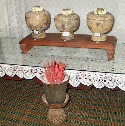 The blessed holy oils