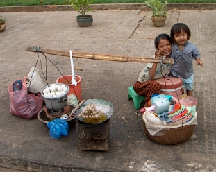 More sidewalk salesladies