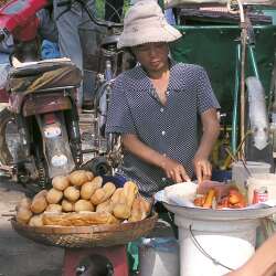 Selling french bread