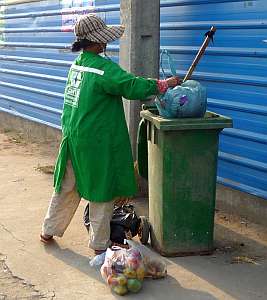 Cleaning the streets