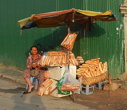 Selling bread