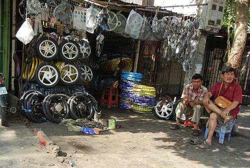 An auto parts shop