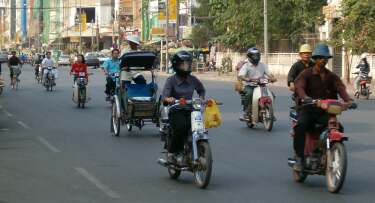 Traffic in Phnom Penh