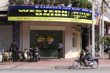New Western Union shop in Phnom Penh