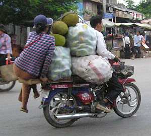 Load of fruits and vegetables