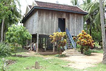 A typical Cambodian house