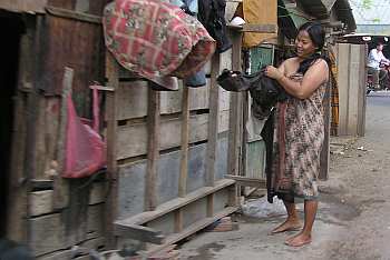 Woman in sarong