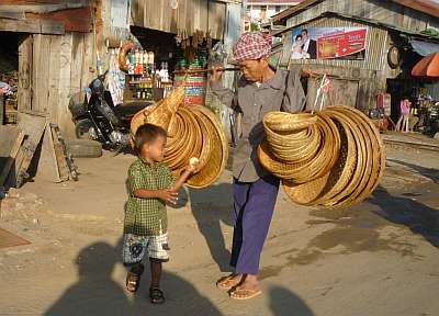 Father and son working team