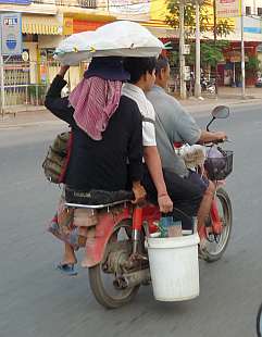 Motorcycle balancing act