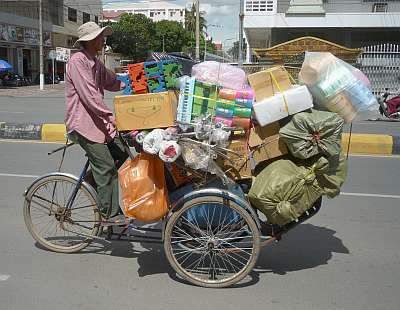 Cyclo driver with a full load