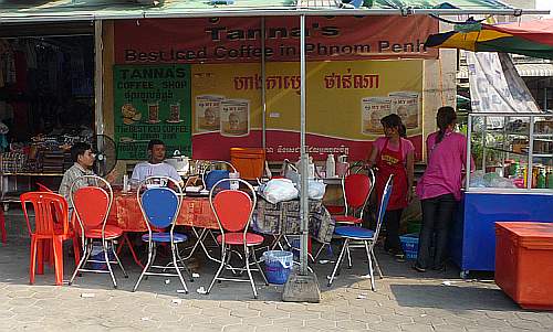 Phnom Penh coffee shop