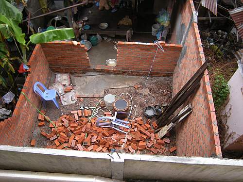 Adding walls to the kitchen