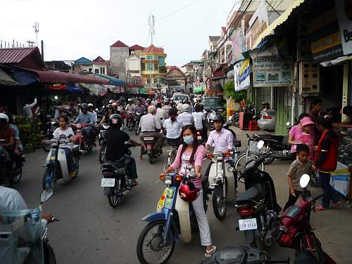 Street by a market