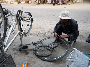 Replacing an inner tube