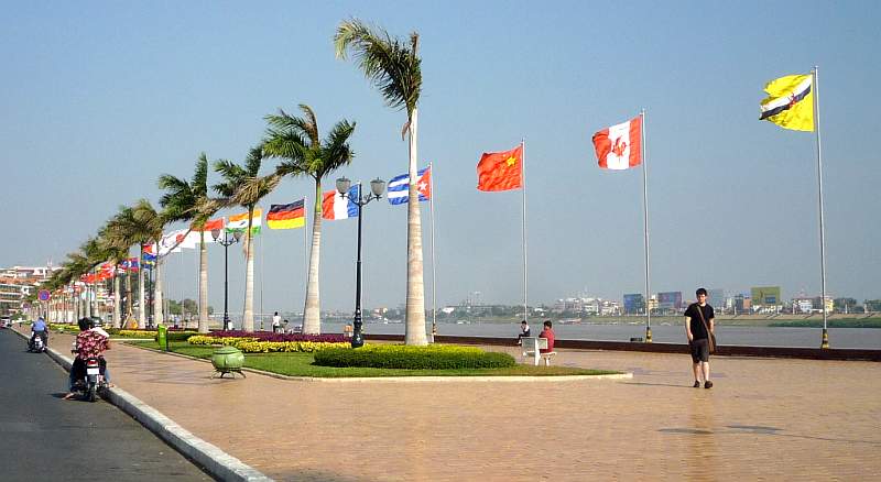 Phnom Penh waterfront