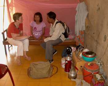 Treating a TB patient in the hospital