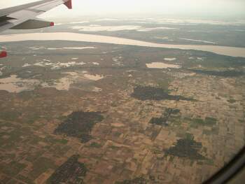Seasonal flooding in Cambodia