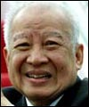 Retired King Sihanouk of Cambodia