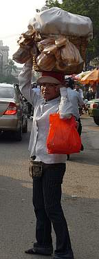 Woman street vendor