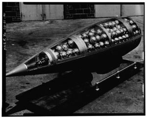Cluster bomb (photo from Wikipedia)