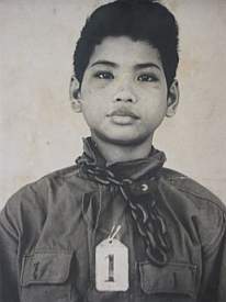 Child victim of Khmer Rouge