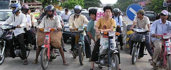 Motorcycles without rearview mirrors