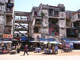 Apartment blocks in Phnom Penh