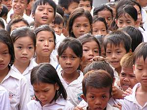 School children in Cambodia