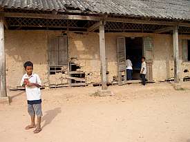 Cambodian school in disrepair