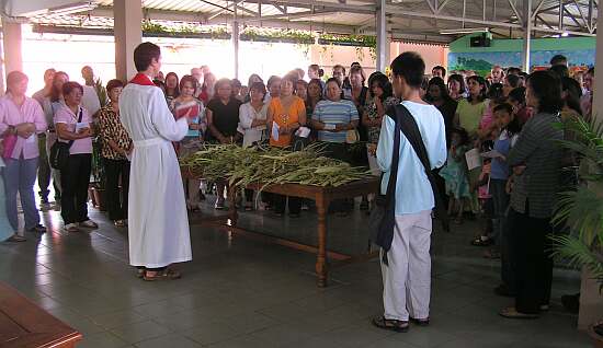 Palm Sunday service