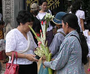 Selling flower offerings