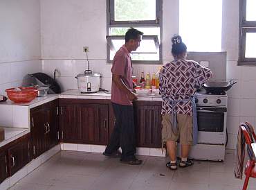 The center's cooking staff