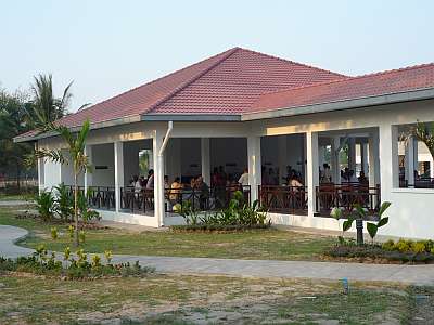 Open-air dining room