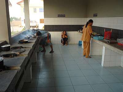Patient cooking area