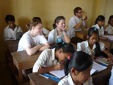 Observing in a classroom