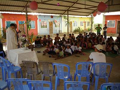 Many children participated