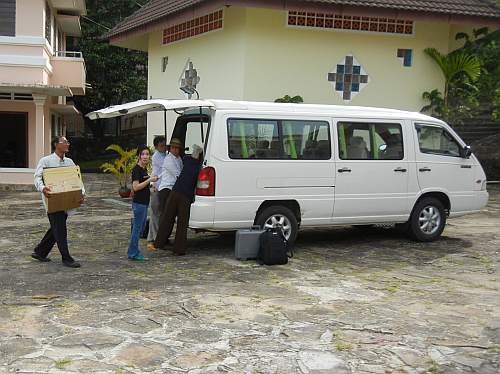 Loading the St. Joseph van