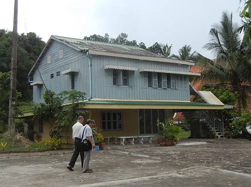 A residence on the church property