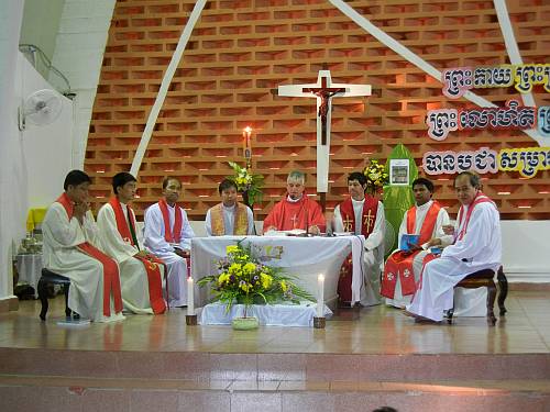 The Battambang diocese at liturgy