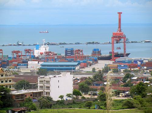 The Sihanoukville port