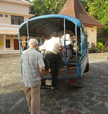 Transportation to the Don Bosco Hotel