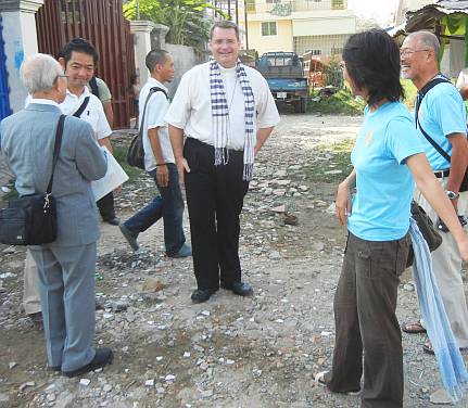 Welcoming Bishop Olivier