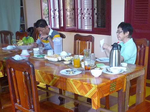 Breakfast at the rectory