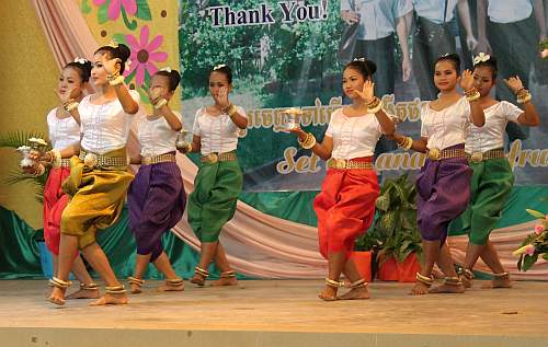 The traditional blessing dance