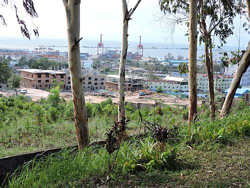 The Sihanoukville harbor