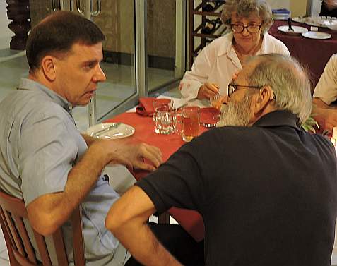 Fr. Gianluca Tavola and Charlie Dittmeier