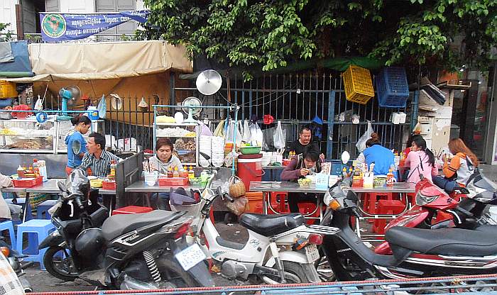 Food stall on the street
