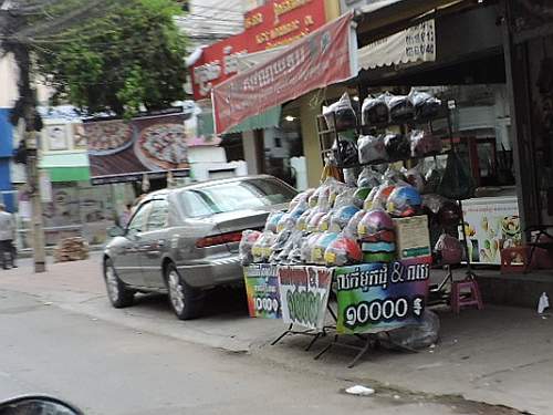 Selling motorcycle helmets