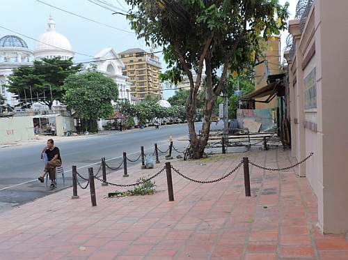 Man sitting in the street