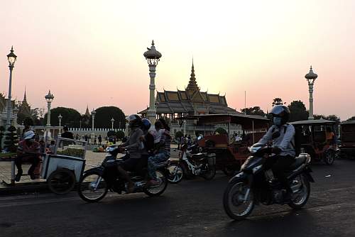 Sunset at the royal palace